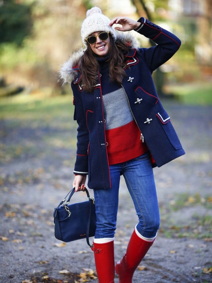 10 outfits con botas de lluvia para las próximas tardes de otoño 1