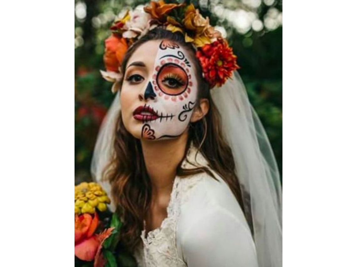 10 maquillajes de catrina hermosos y originales para Halloween