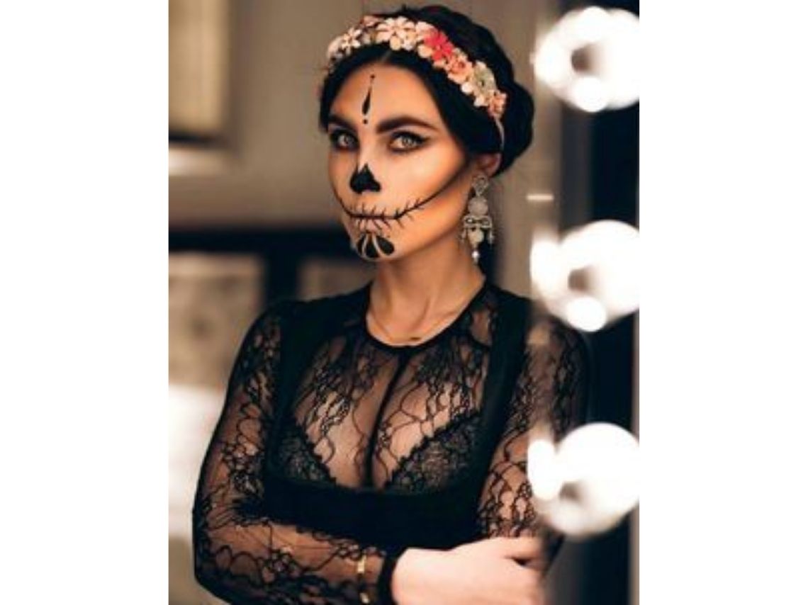 10 maquillajes de catrina hermosos y originales para Halloween