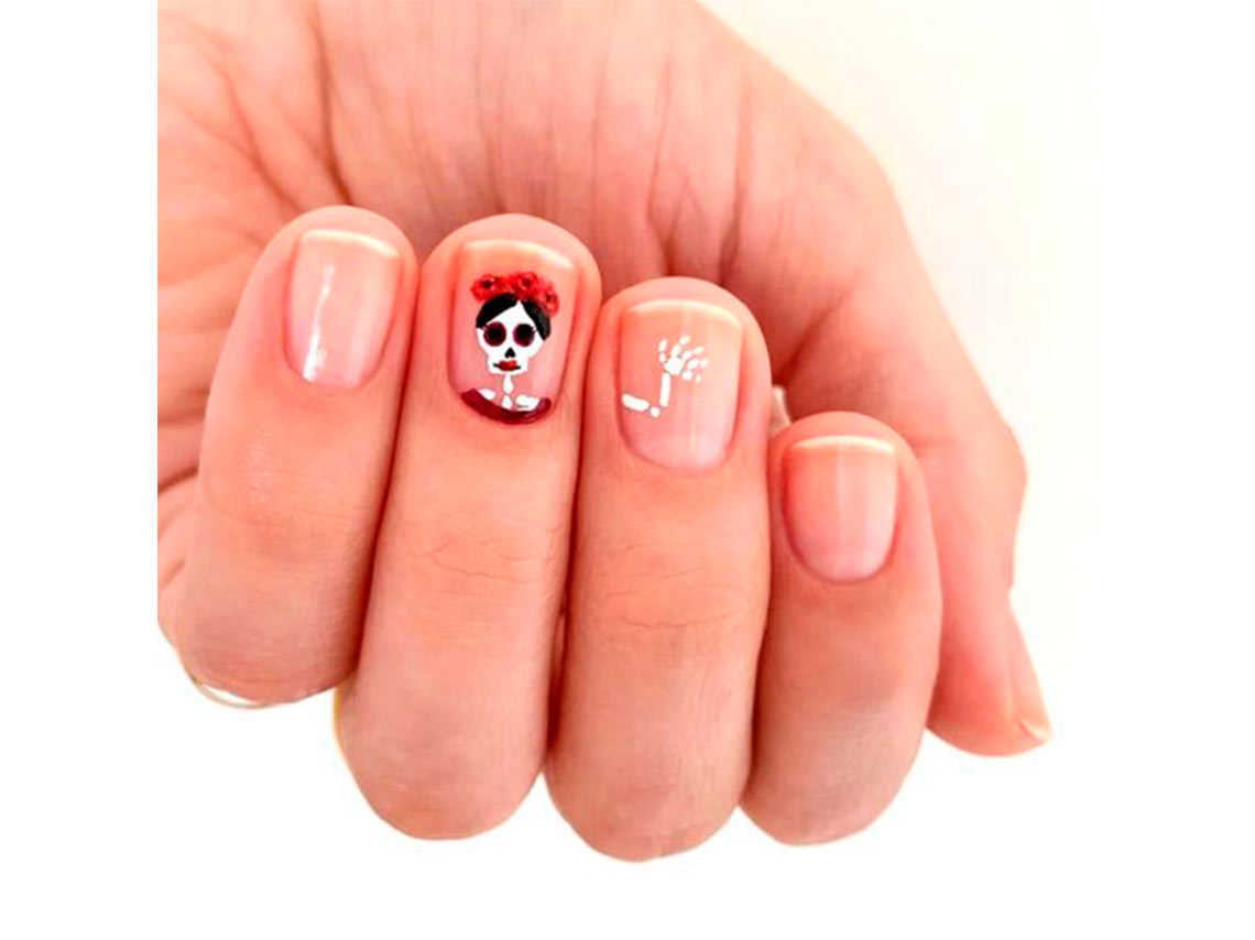 10 uñas inspiradas en catrinas para el Día de Muertos