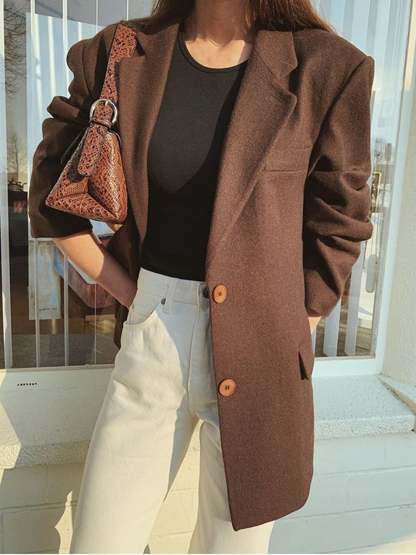 10 outfits con blazer café para usar en el trabajo este otoño | Mujer de 10