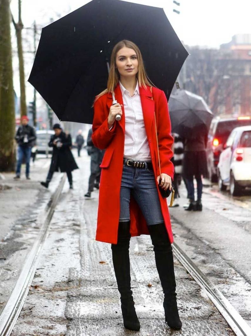 Outfits con blazer rojo para sentirte empoderada en la oficina | Somos NEWS