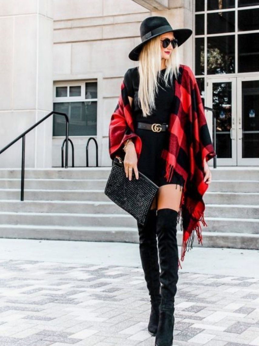 10-outfits-con-sombrero-negro-perfectos-para-otono