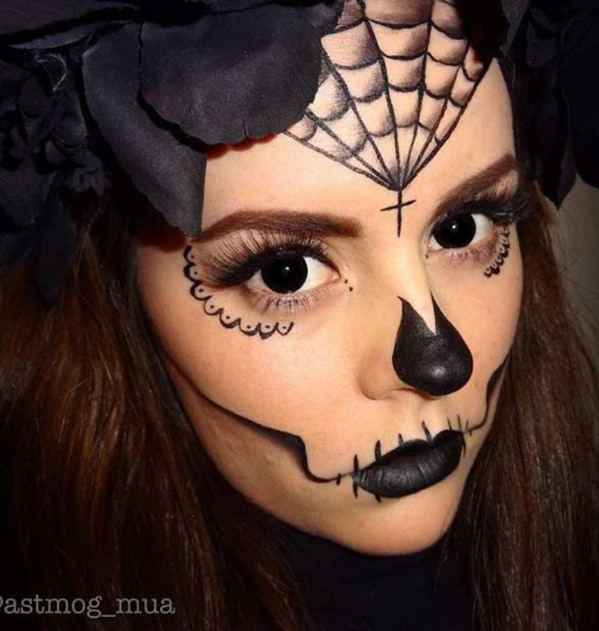 10-maquillajes-de-catrina-faciles-y-modernos-para-lucirte-este-2021-4