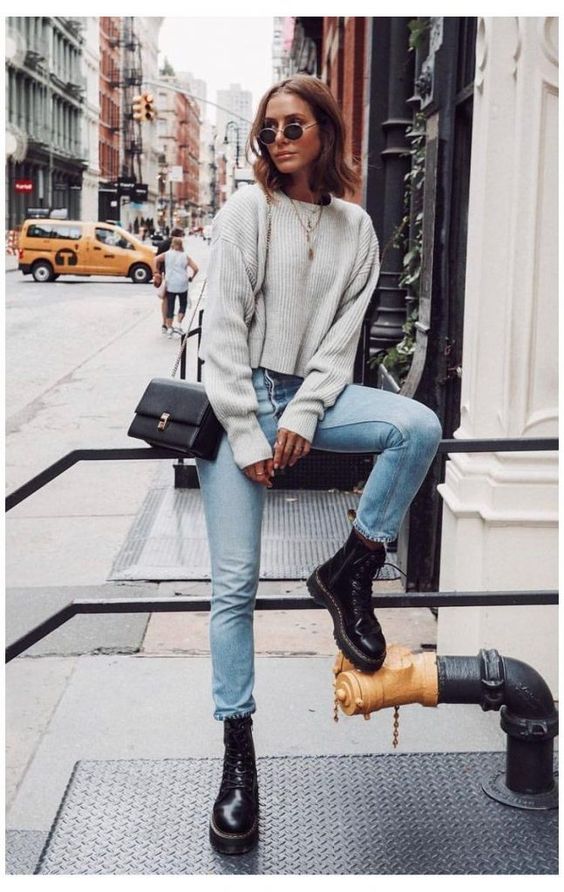 4 formas de usar jeans con botas 2