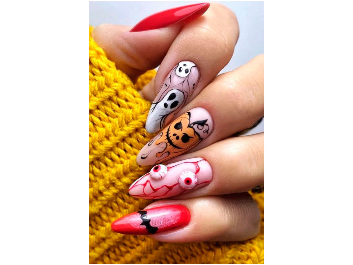 10 uñas de Halloween fáciles de hacer que son casi como un disfraz