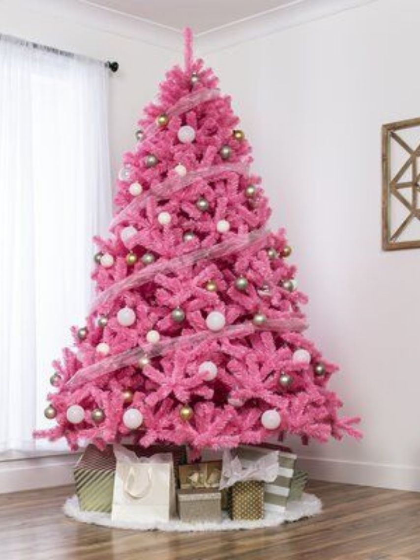 10-arboles-de-navidad-color-rosa-para-que-tu-casa-se-vea-elegante-10