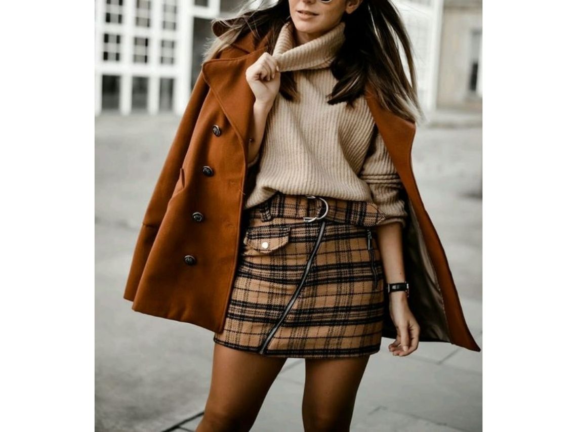 10 outfits con faldas y vestidos que puedes usar en invierno sin morir de  frío | Mujer de 10