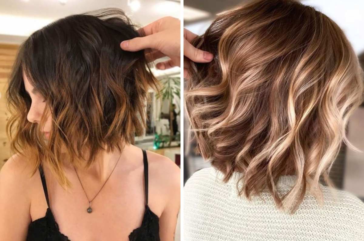 10 formas de llevar el balayage caramelo en tu cabello corto