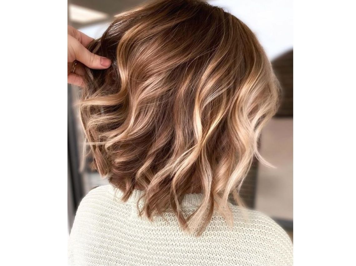 10 formas de llevar el balayage caramelo en tu cabello corto