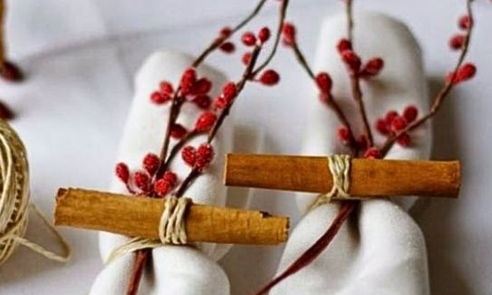 10 formas decorar tu mesa para Navidad con poco dinero