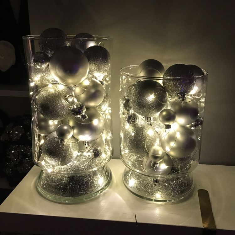 10 ideas elegantes para decorar en Navidad con jarrones de hada