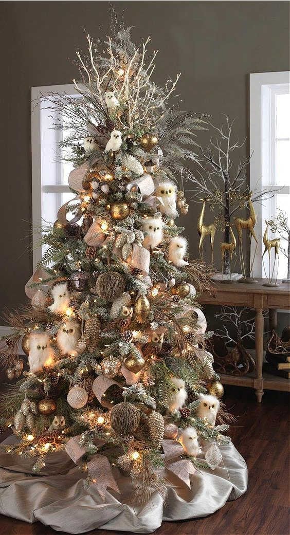 10 árboles de Navidad blancos ultra elegantes y sencillos 12