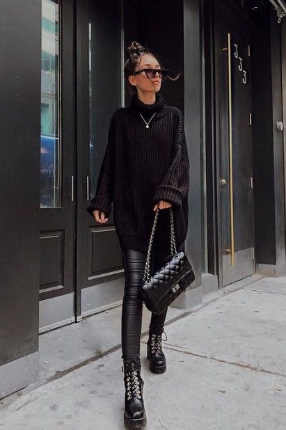 10 outfits negros y minimalistas para lucir ultra elegante en tu cena navideña 21