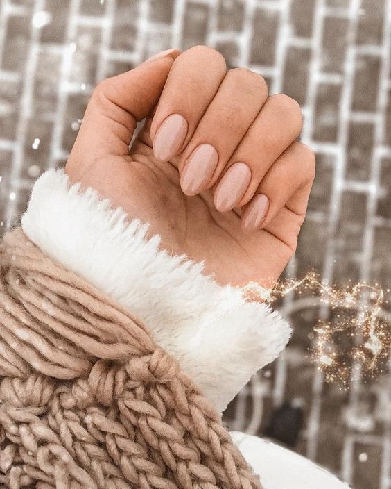 10 ideas de uñas nude ultra elegantes para llevar en invierno 10