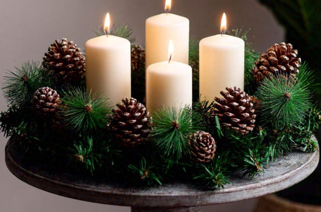 Coronas de adviento elegantes