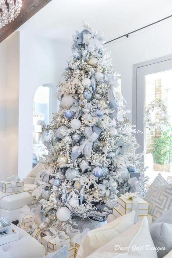 10 árboles de Navidad blancos ultra elegantes y sencillos 10