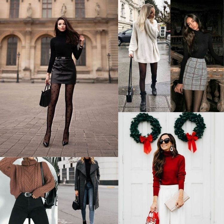 5 outfits con básicos para la cena de navidad