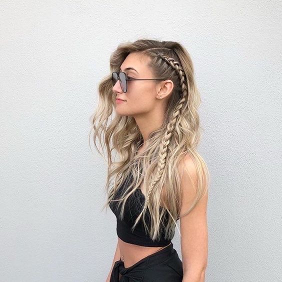 10 peinados bonitos y fáciles con trenzas para la cena de Año Nuevo 9