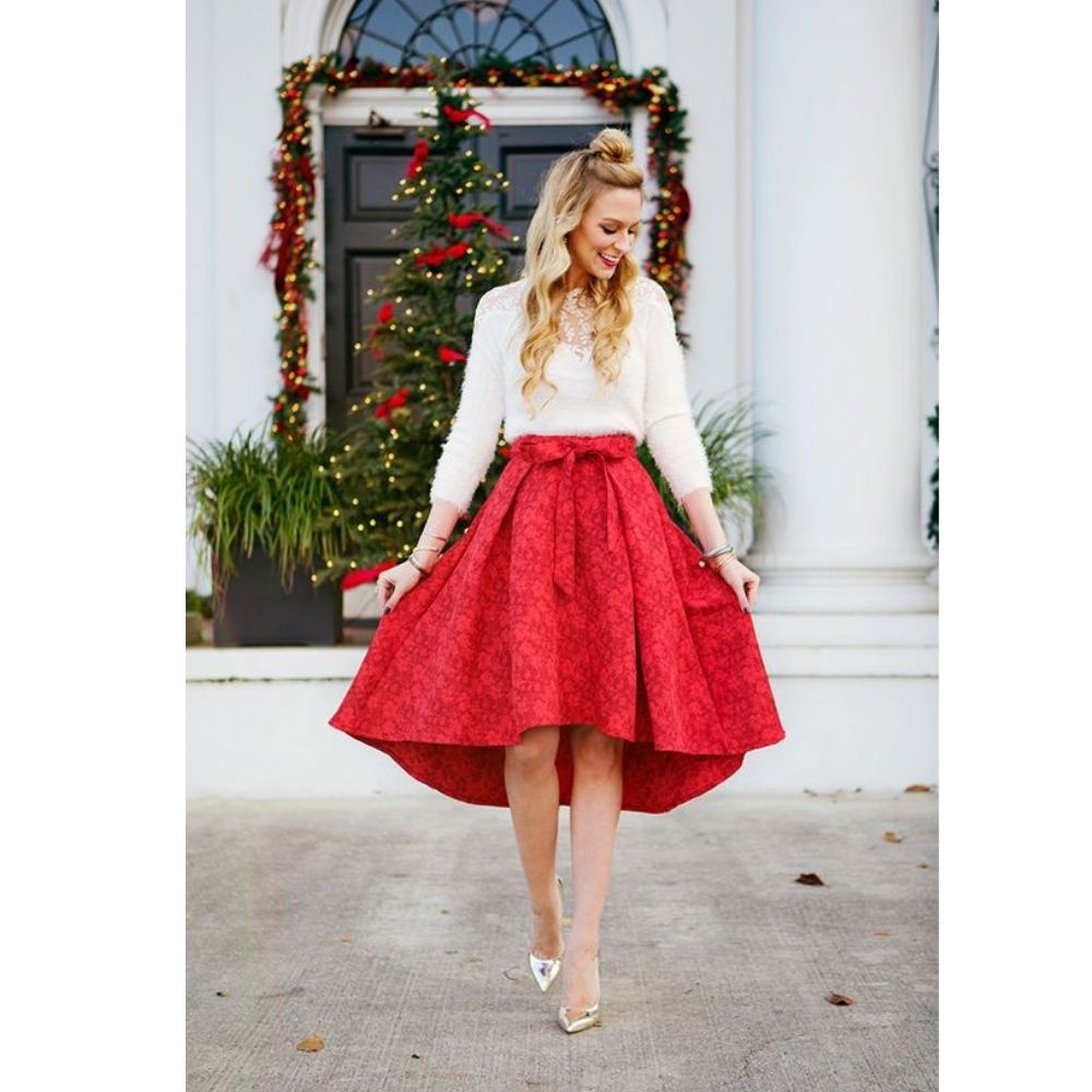 0 outfits con faldas para verte elegante en Navidad o Año Nuevo