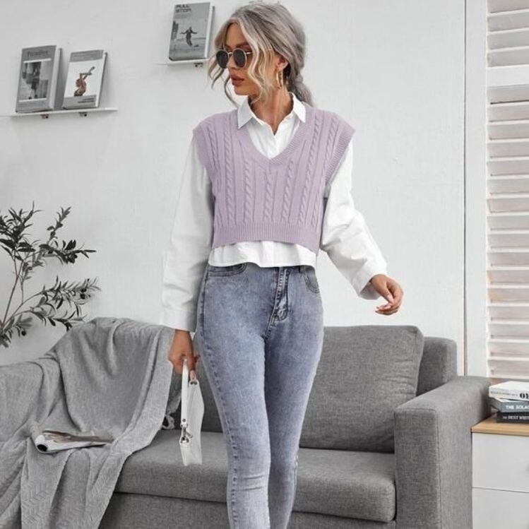 7 outfits con chaleco perfectos para ir a la oficina | Mujer de 10