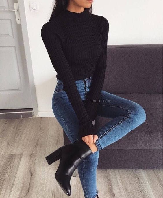 Outfits casuales con jeans perfectos para ir a la oficina | Somos NEWS