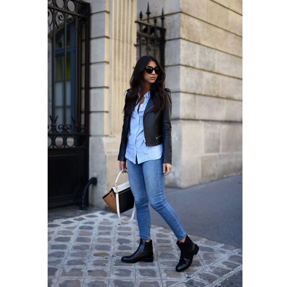 botas al tobillo negras de mujer