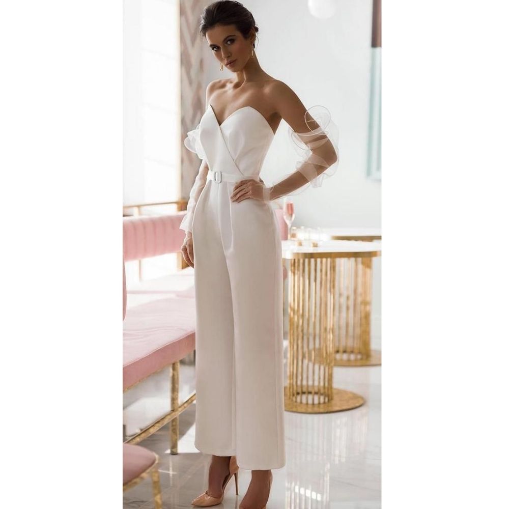 10 outfits con jumpsuits perfectos para la boda civil para lucir hermosa