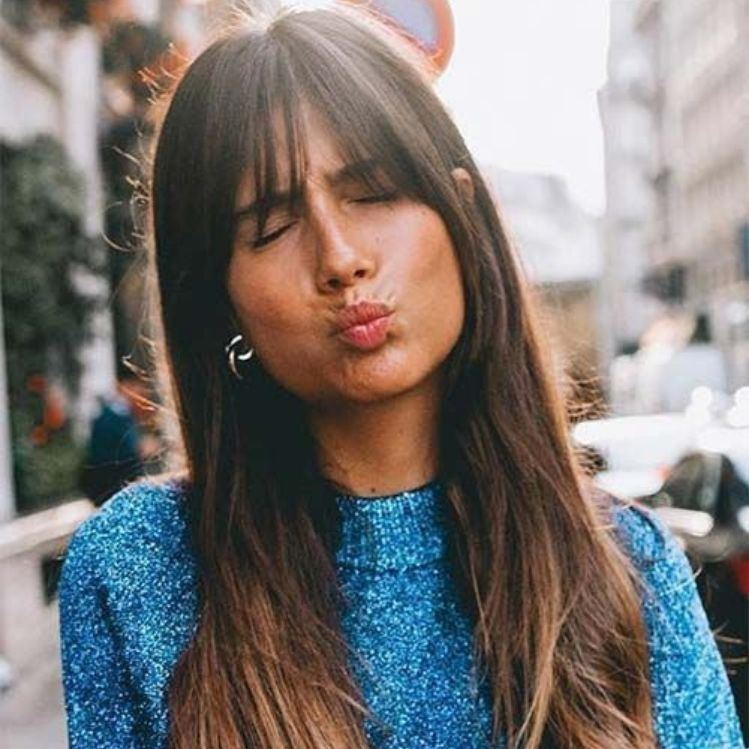 7 peinados de cabello largo ideales para cara redonda