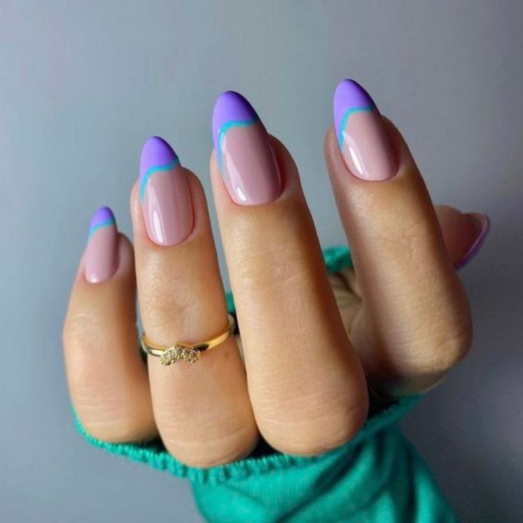 10 ideas de uñas lilas fáciles y casuales para la oficina