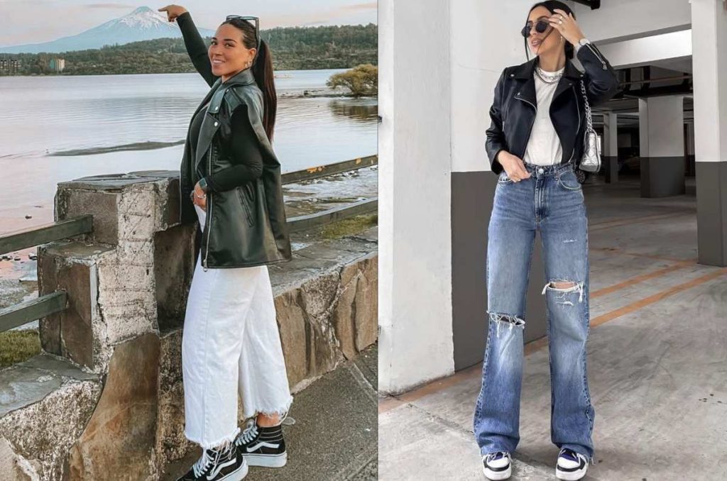 10 outfits con tenis para trabajar casuales sin verte fachosa 8