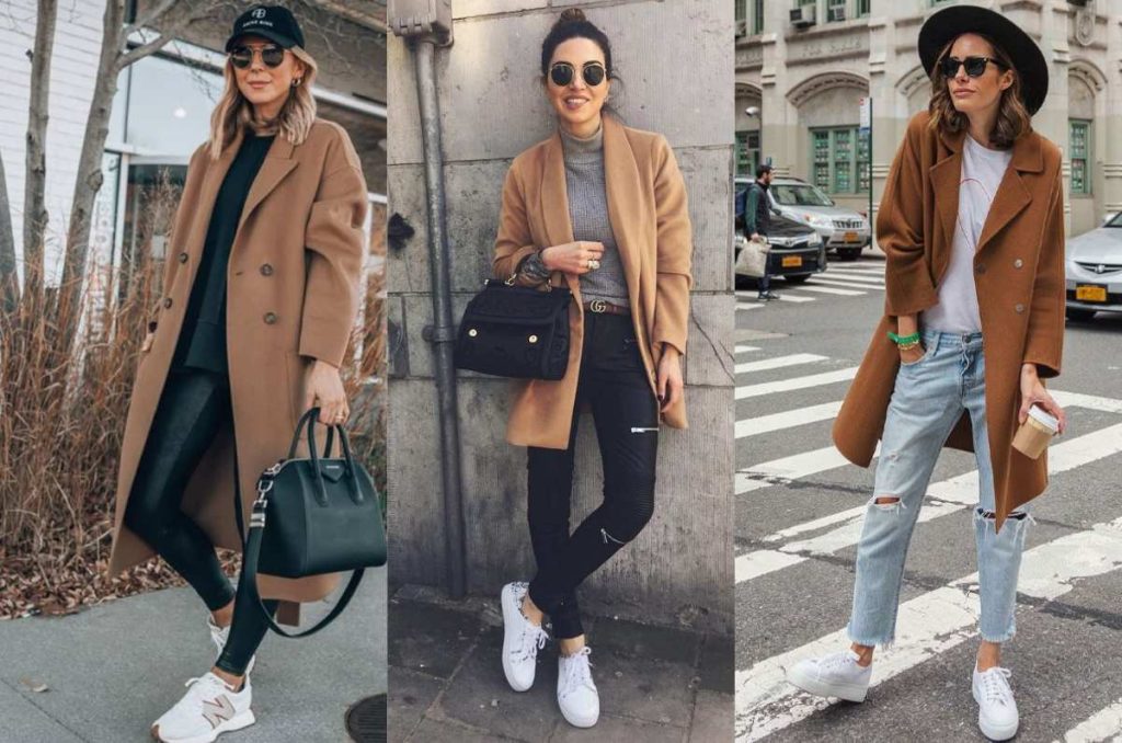 outfits con tenis para la oficina