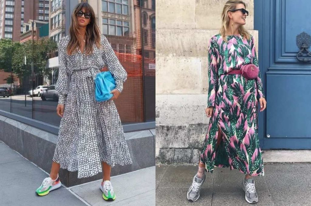 outfits con tenis para la oficina