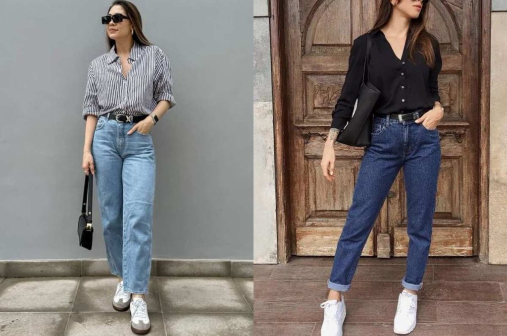 10 outfits con tenis para trabajar casuales sin verte fachosa 4