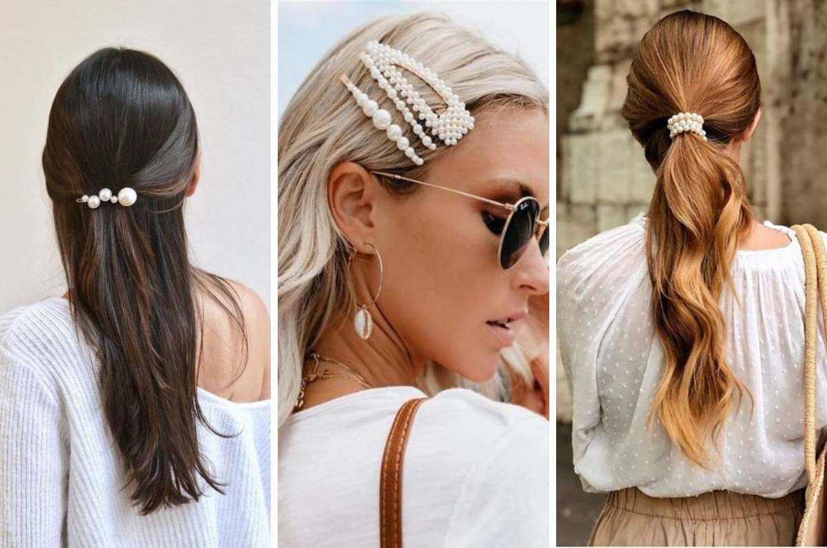 10 peinados con perlas para verte elegante de manera simple