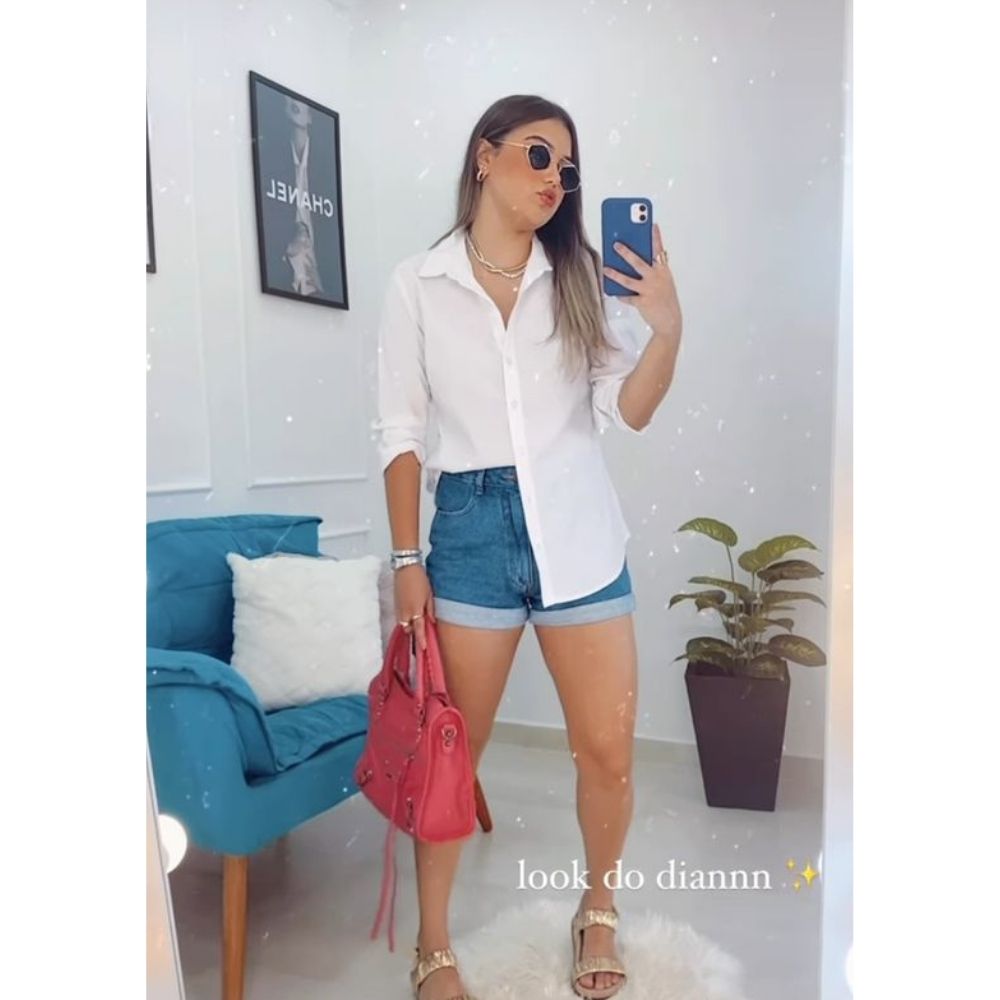 10 outfits con short de mezclilla para ir a trabajar sin verte fachosa