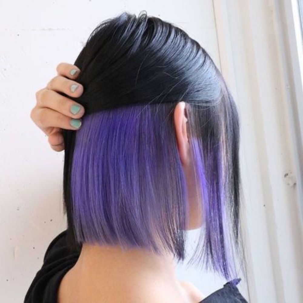 10 ideas para llevar mechas de colores en el cabello para verte moderna
