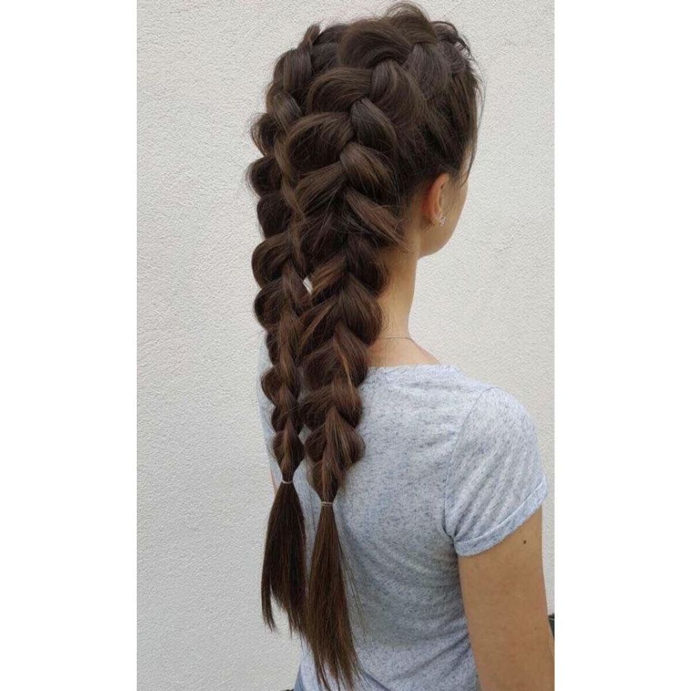 10 peinados con trenzas para no tener calor con cabello largo