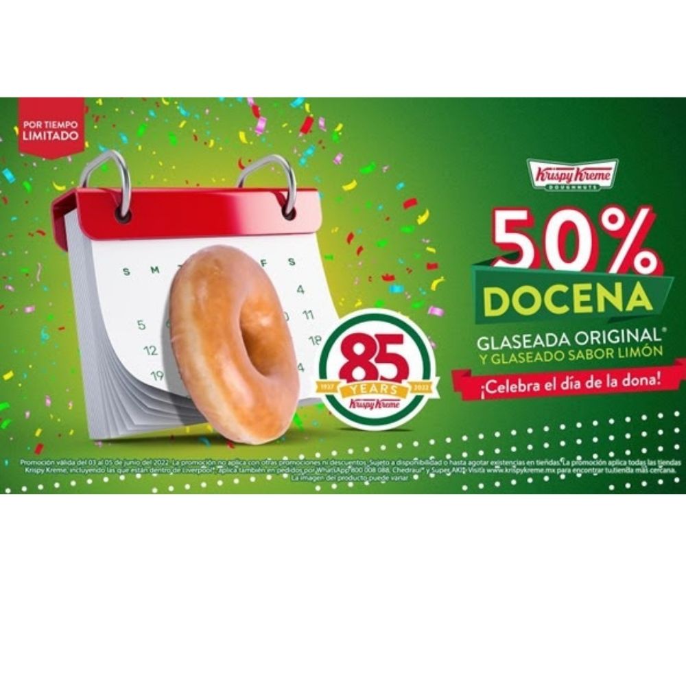 Celebra el Día del Dona con Krispy Kreme con sorpresas únicas ¡donas gratis!