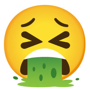 Emoji vomitar whatsapp