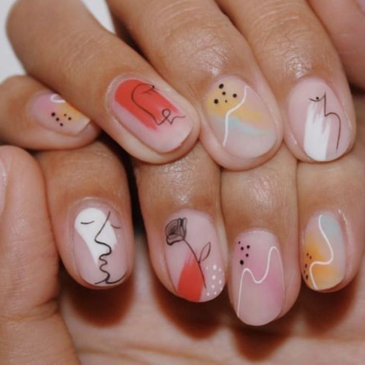 5 tendencias de uñas nail art fáciles que debes probar este 2022