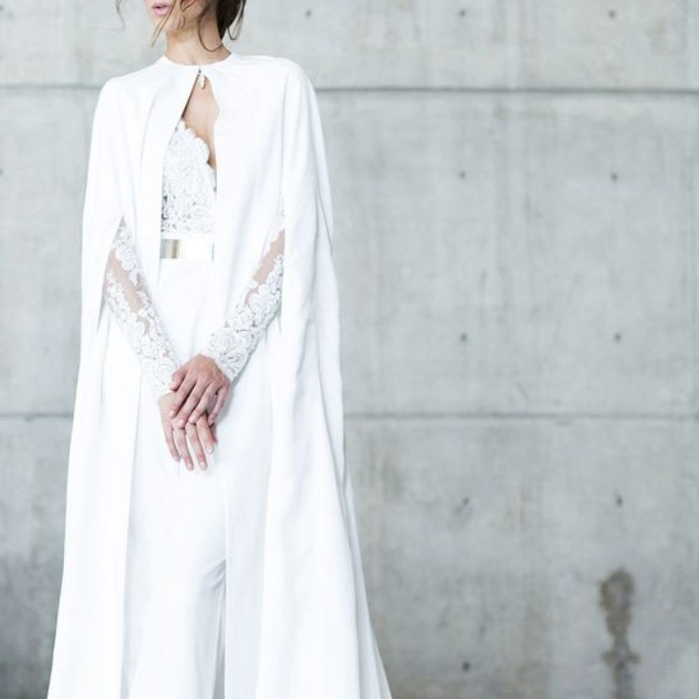 10 looks con jumpsuit para verte increible en tu boda civil en el 2022