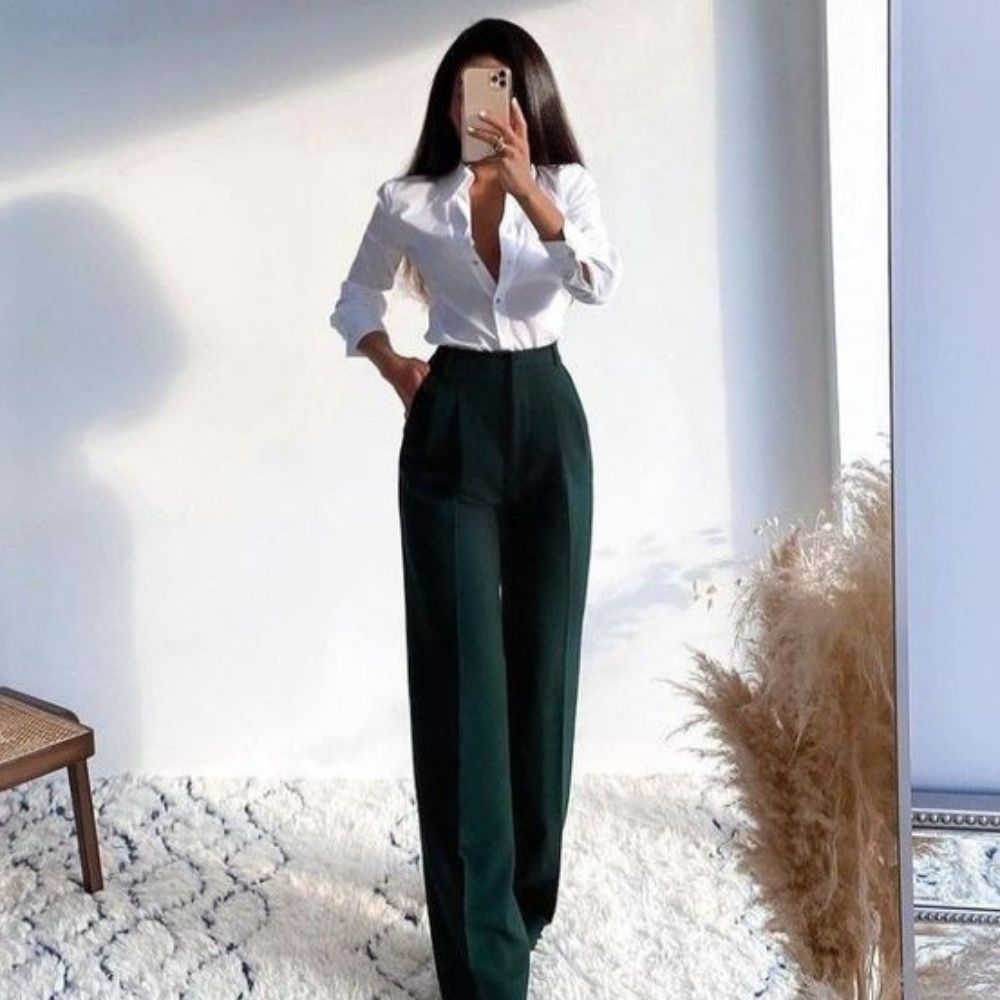 10 outfits elegantes y aesthetic para llevar a trabajar