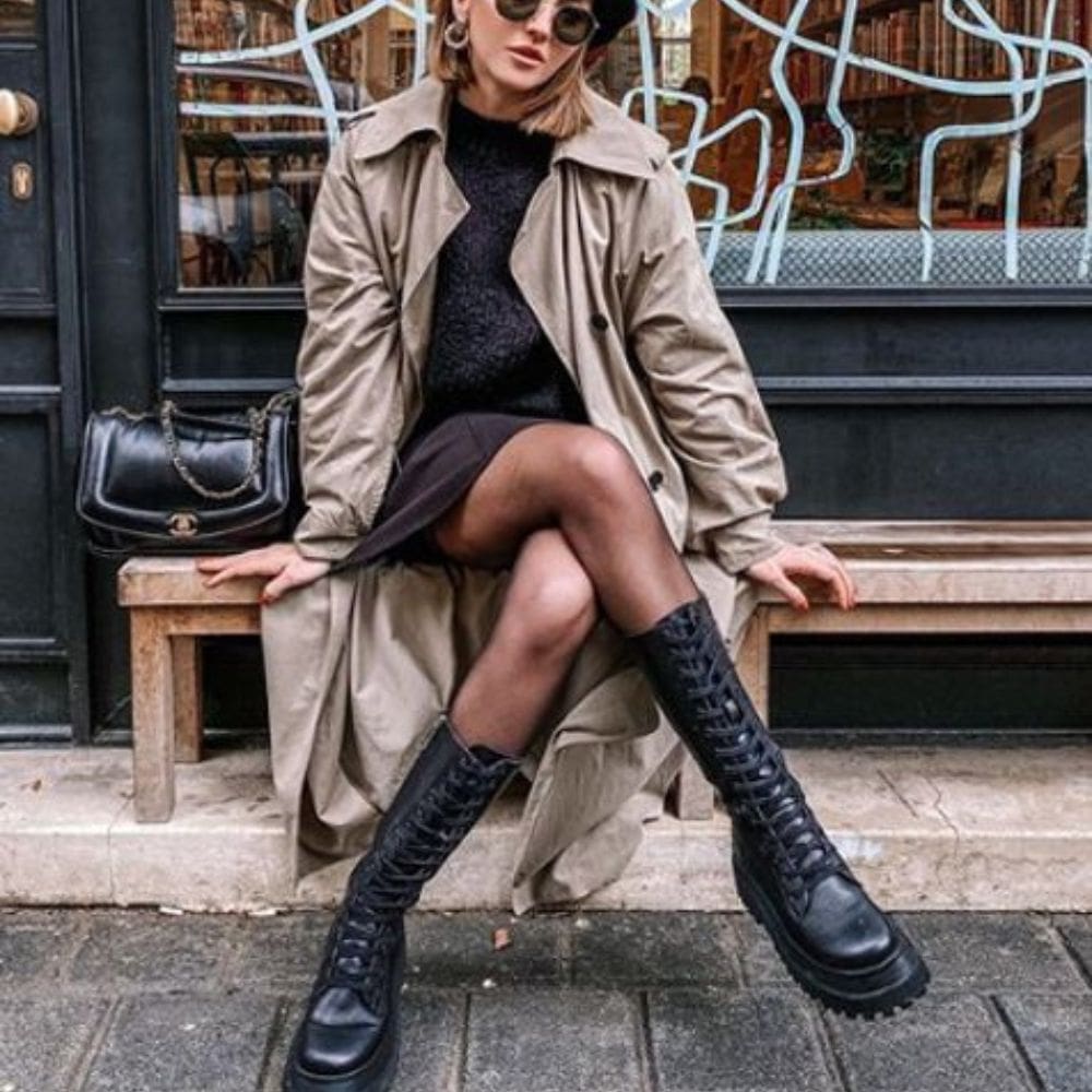 10 outfits perfectos que combinan con botas militares