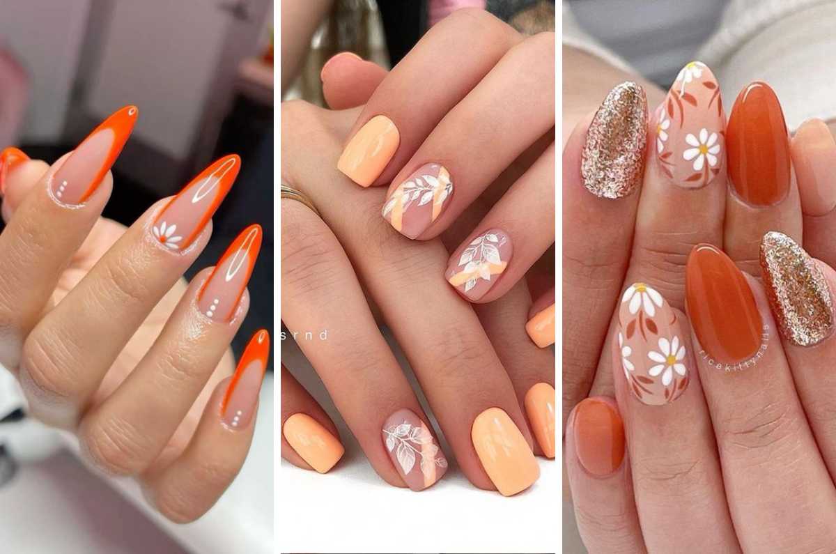 7 diseños uñas naranjas para lucir este otoño
