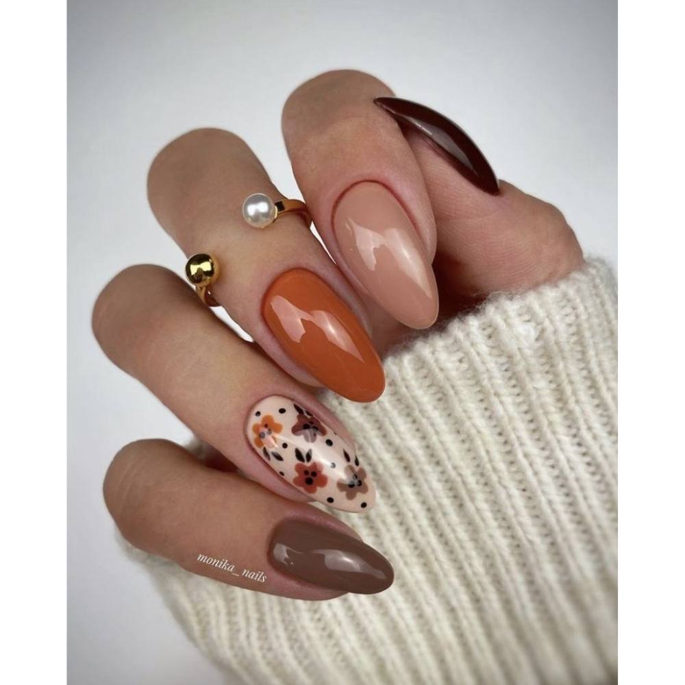 10 ideas para lucir uñas cafés elegantes este otoño