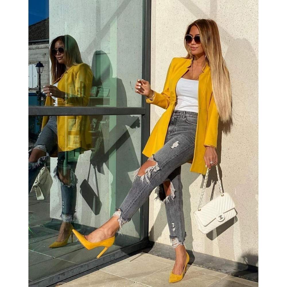 Este sensual calzado es ideal para combinar con un blazer 10 ideas para llevar un blazer y lucir formal y juvenil