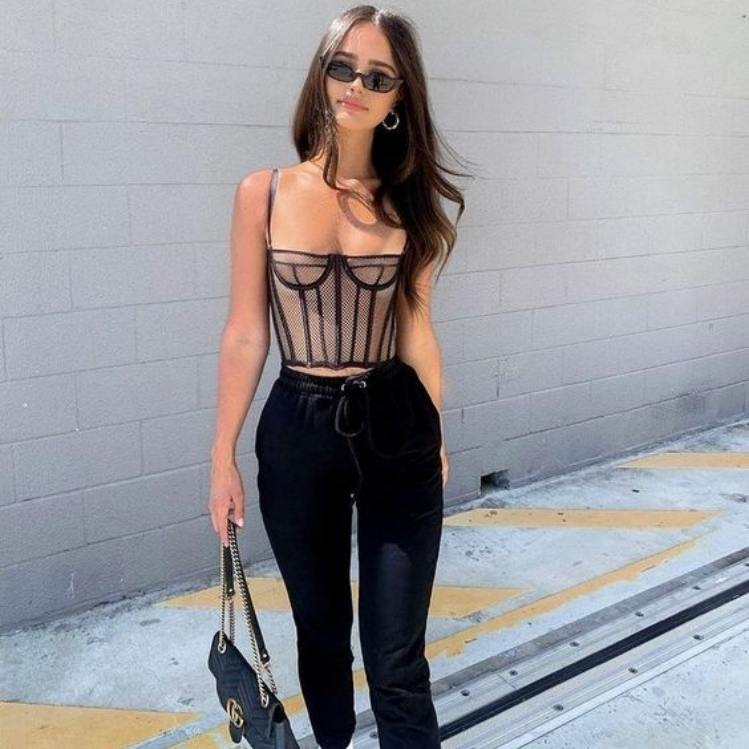 outfit negro para fiesta
