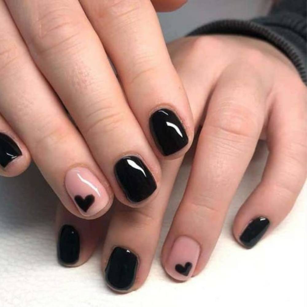 uñas negras otoño