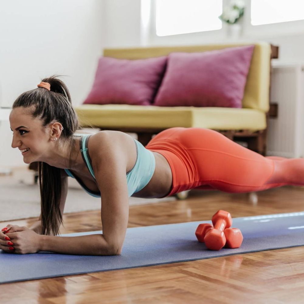 10 ejercicios para eliminar grasa de la cintura en menos de un mes- plancha total